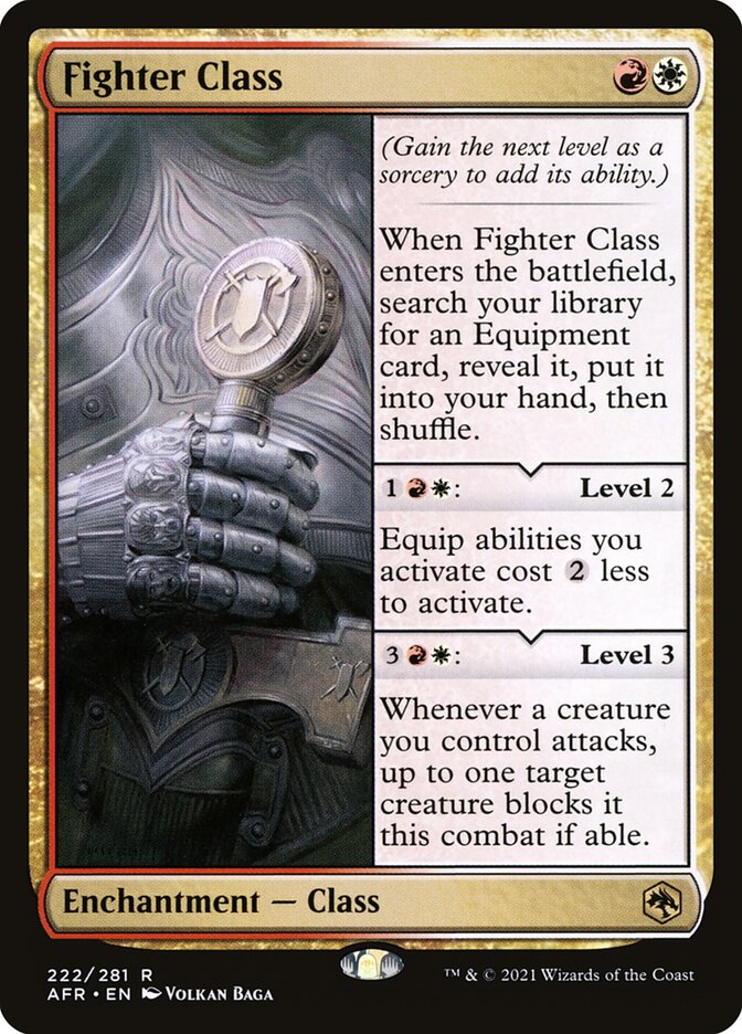 Fighter Class (Adventures in the Forgotten Realms)  - Foil