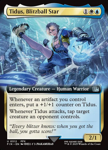 Tidus, Blitzball Star 512/309 (FINAL FANTASY)  - Extended Art