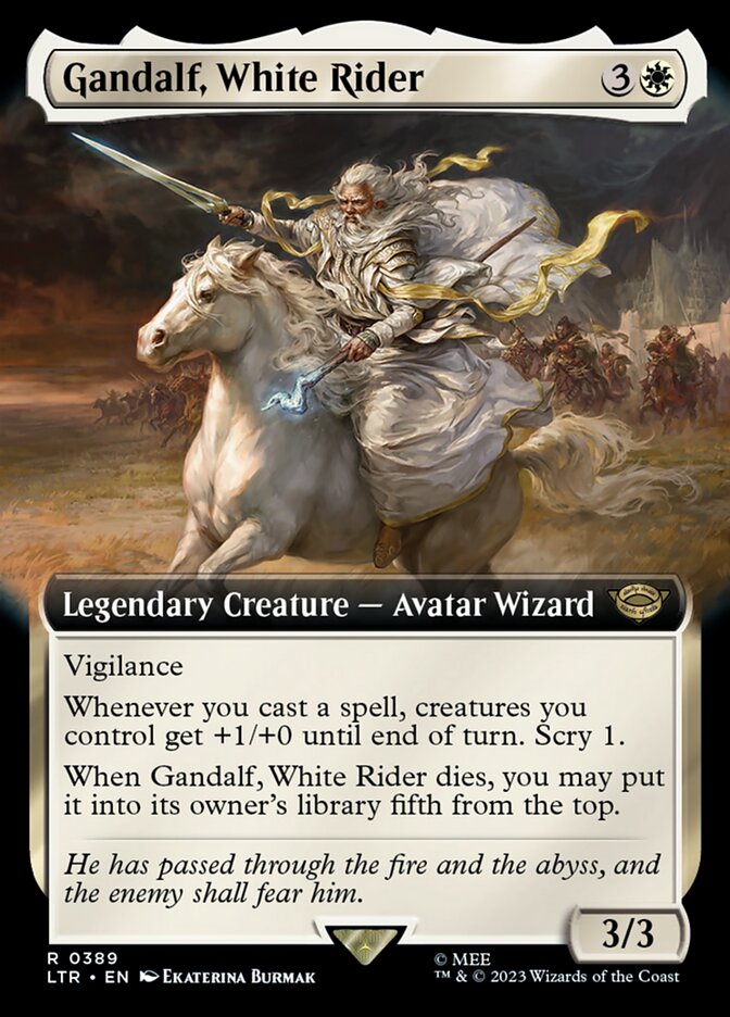 Gandalf, White Rider (Universes Beyond: The Lord of the Rings: Tales of Middle-earth) 