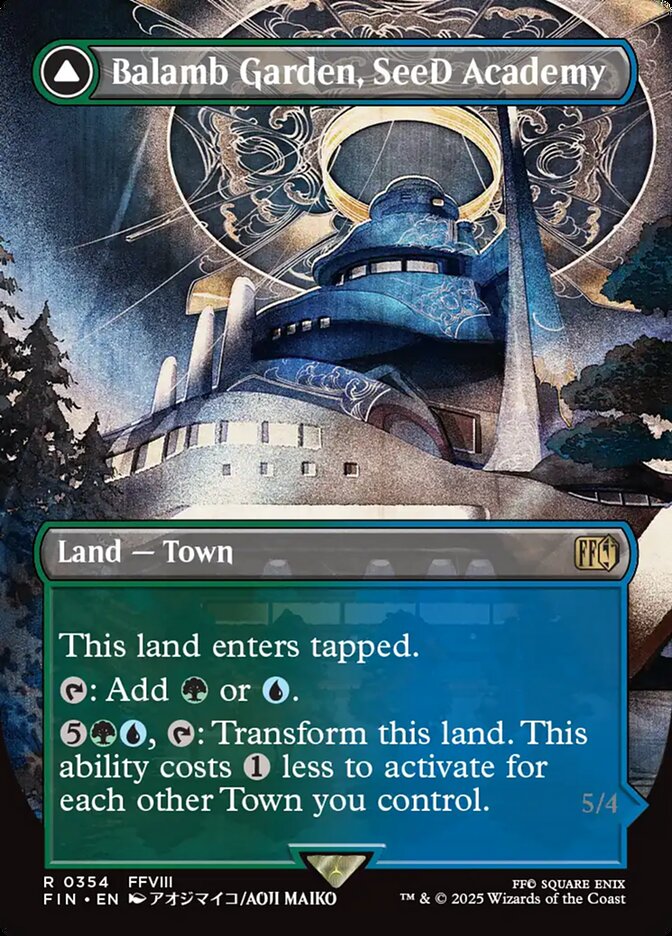 Balamb Garden, SeeD Academy // Balamb Garden, Airborne (FINAL FANTASY)  - Foil
