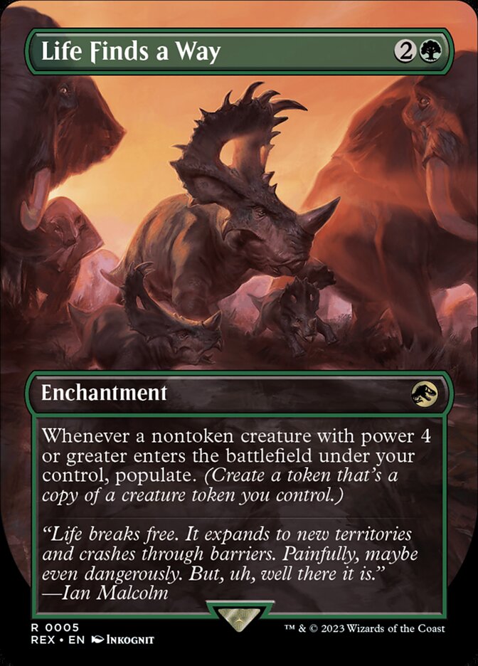 Life Finds a Way (Universes Beyond: Jurassic World Collection)  - Foil