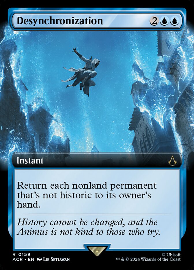Desynchronization 159/110 (Universes Beyond: Assassin's Creed)  - Extended Art