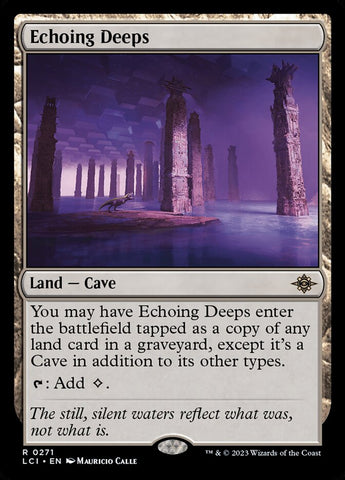 Echoing Deeps 271 (The Lost Caverns of Ixalan)  - Foil