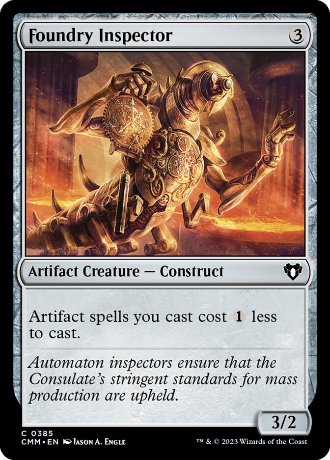 Foundry Inspector (Commander Masters)  - Foil