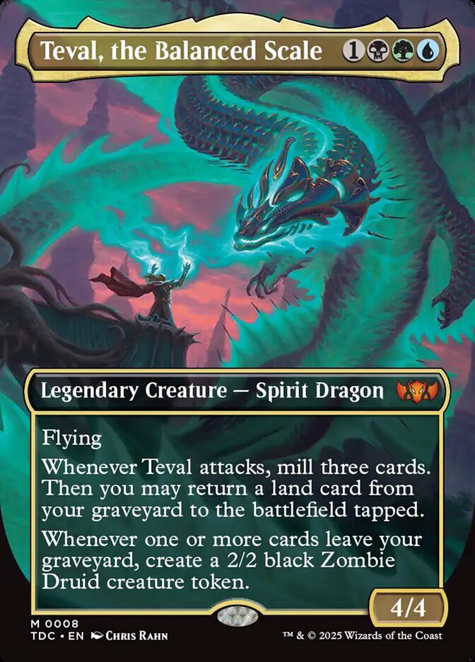 Teval, the Balanced Scale (Commander: Tarkir: Dragonstorm) 