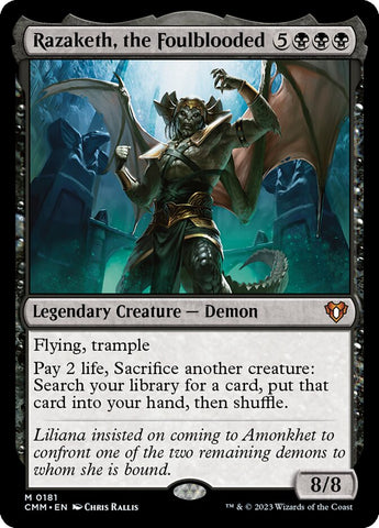 Razaketh, the Foulblooded (Commander Masters) 