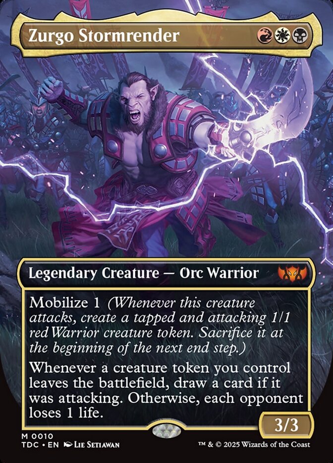 Zurgo Stormrender (Commander: Tarkir: Dragonstorm) 