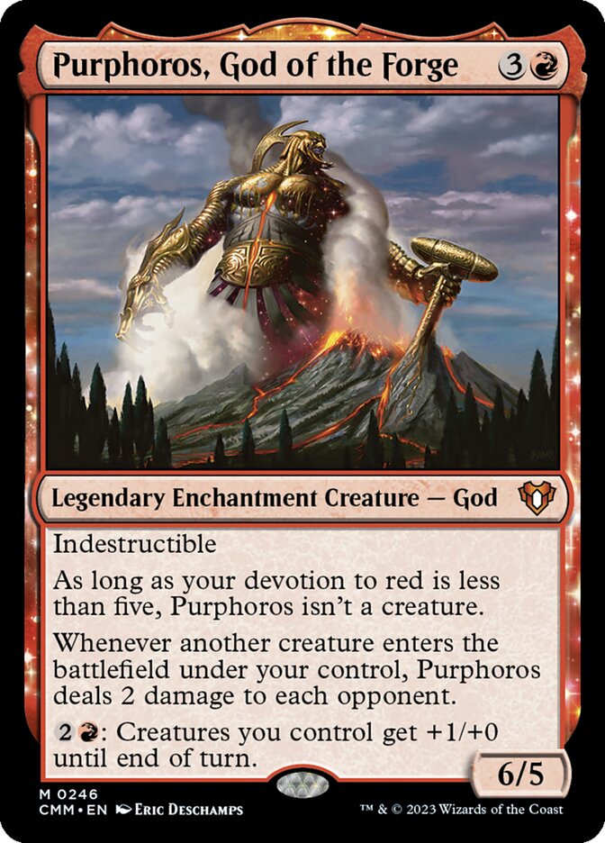 Purphoros, God of the Forge (Commander Masters) 