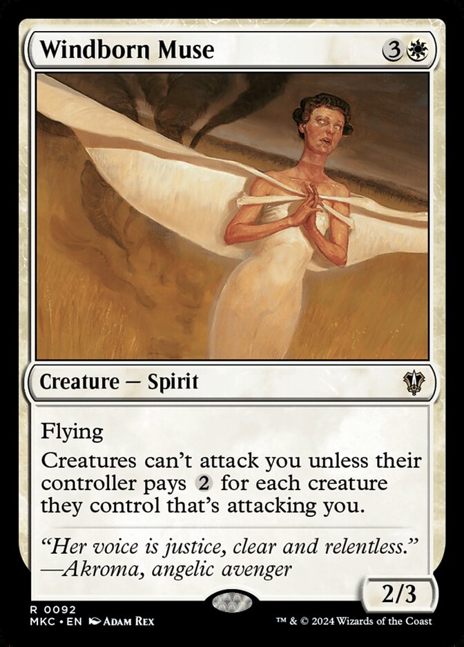 Windborn Muse (Commander: Murders at Karlov Manor) 