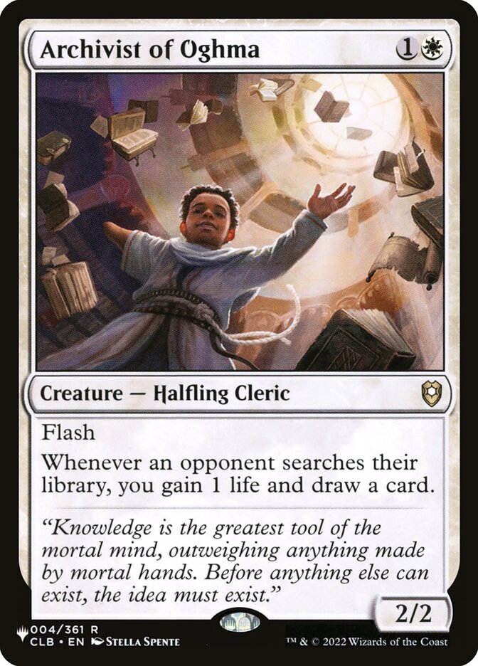 Archivist of Oghma (The List Reprints) 
