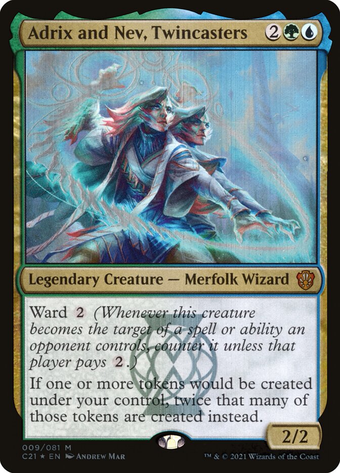 Adrix and Nev, Twincasters (Commander 2021)  - Foil