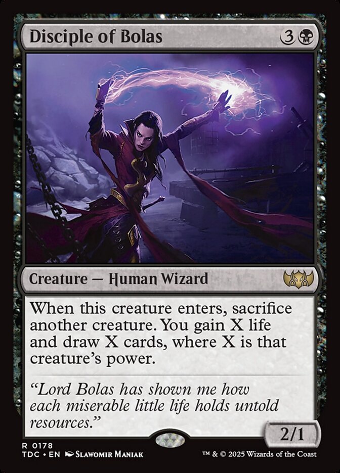 Disciple of Bolas 178/413 (Commander: Tarkir: Dragonstorm) 