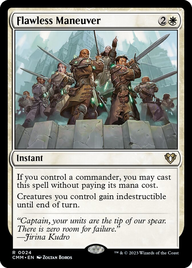 Flawless Maneuver (Commander Masters)  - Foil
