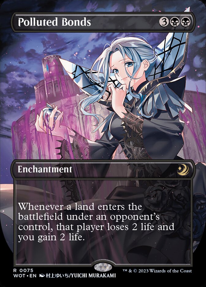 Polluted Bonds 75/63 (Wilds of Eldraine: Enchanting Tales)  - Borderless
