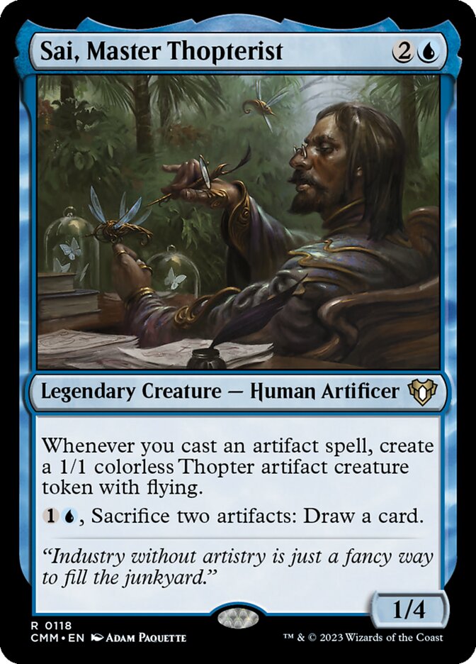 Sai, Master Thopterist (Commander Masters)  - Foil
