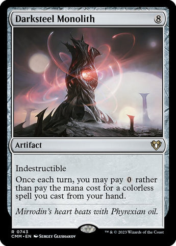 Darksteel Monolith (Commander Masters) 