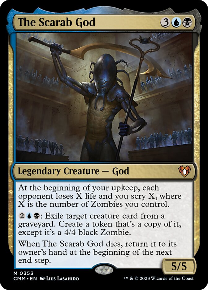 The Scarab God (Commander Masters) 