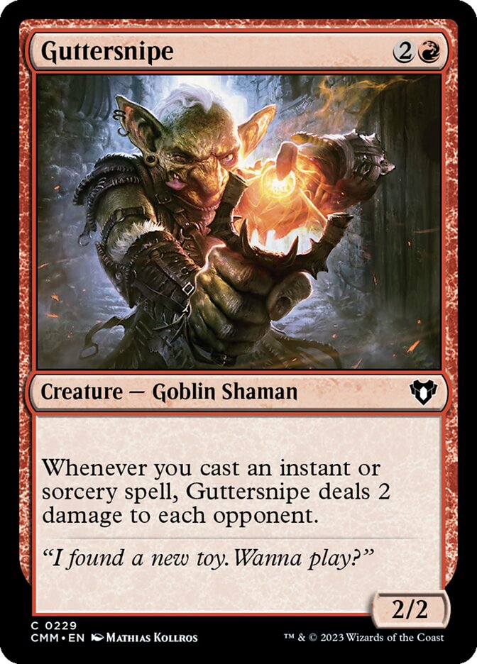 Guttersnipe 229 (Commander Masters)  - Foil