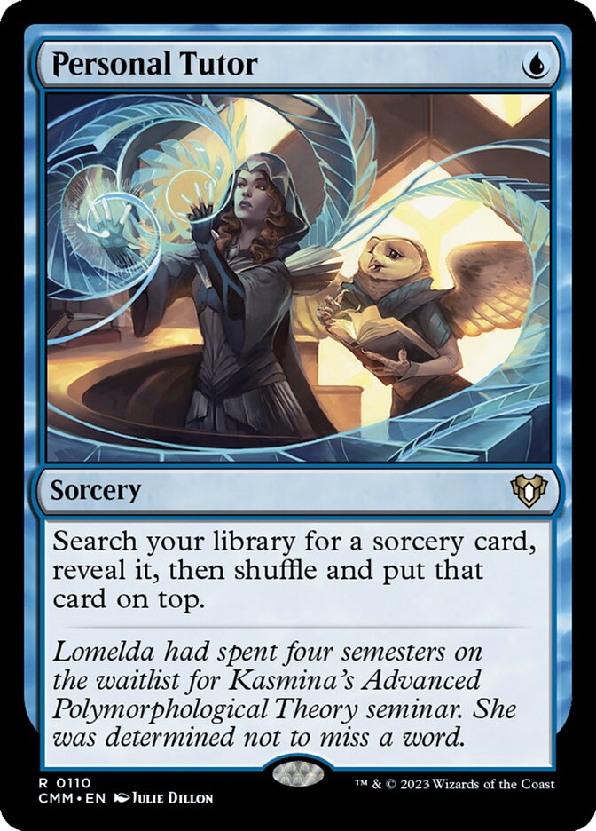 Personal Tutor (Commander Masters) 