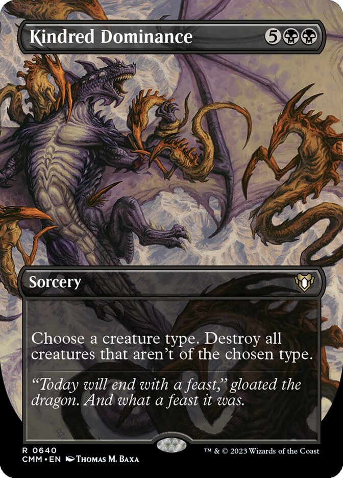 Kindred Dominance (Commander Masters)  - Foil