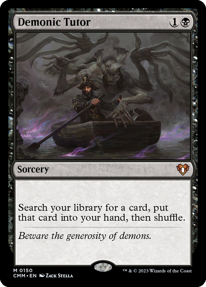 Demonic Tutor (Commander Masters) 