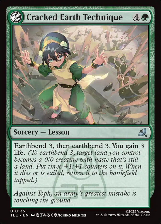Cracked Earth Technique (Avatar: The Last Airbender: Eternal-Legal)  - Foil
