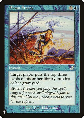 Brain Freeze (The List Reprints) 