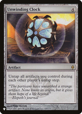 Unwinding Clock (The List Reprints) 