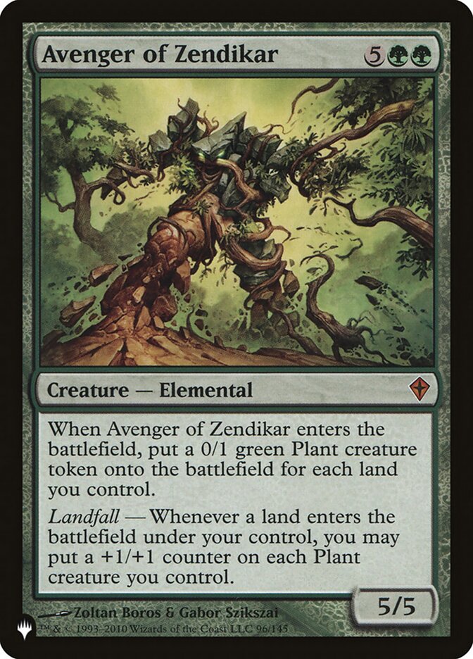 Avenger of Zendikar (The List Reprints) 
