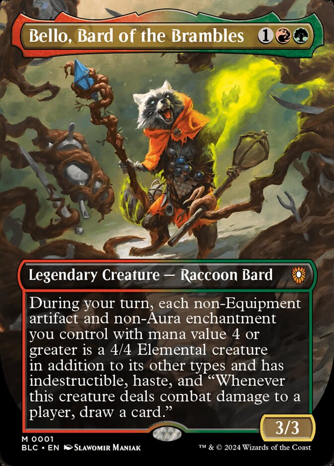 Bello, Bard of the Brambles (Commander: Bloomburrow)  - Foil