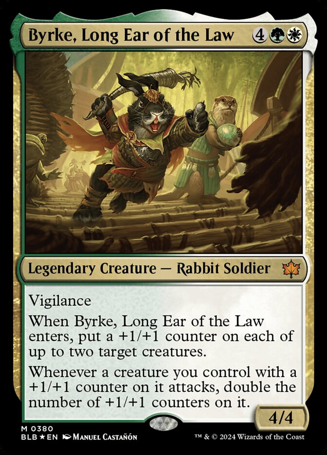 Byrke, Long Ear of the Law (Bloomburrow)  - Foil