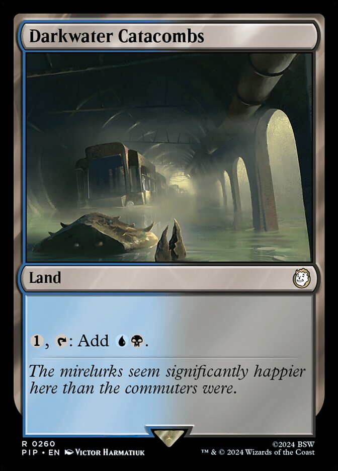 Darkwater Catacombs 260/326 (Universes Beyond: Fallout)  - Foil