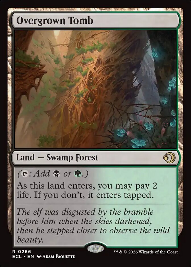 Overgrown Tomb (Lorwyn Eclipsed)  - Foil