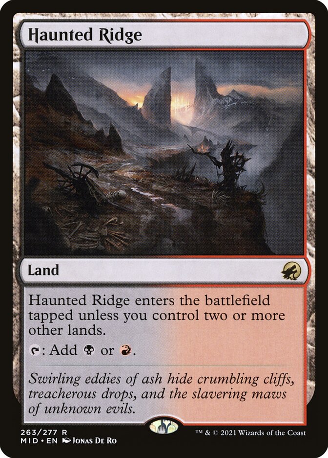 Haunted Ridge (Innistrad: Midnight Hunt) 