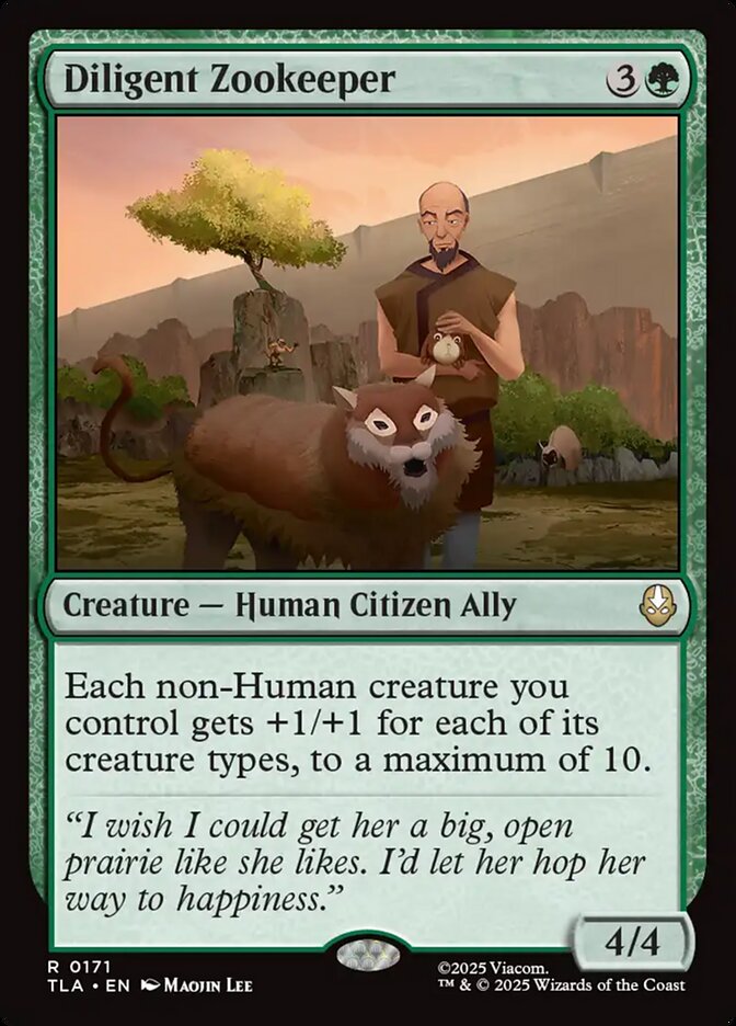 Diligent Zookeeper (Avatar: The Last Airbender)  - Foil