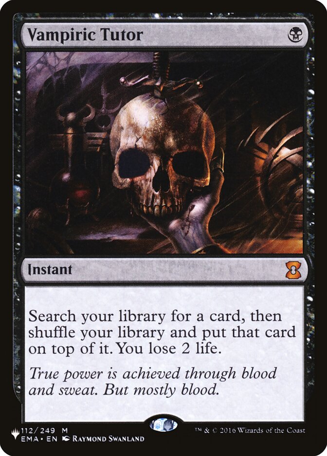 Vampiric Tutor (The List Reprints) 