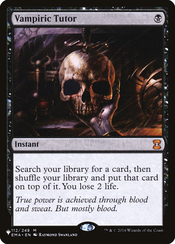 Vampiric Tutor (The List Reprints) 
