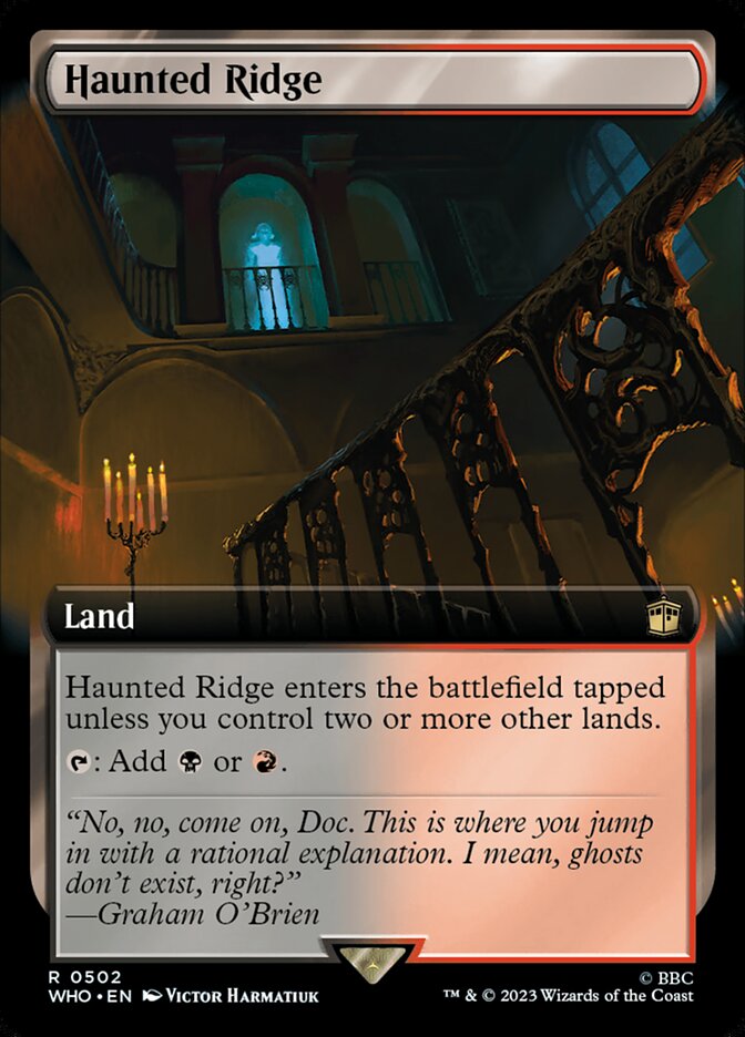 Haunted Ridge 502/331 (Universes Beyond: Doctor Who)  - Extended Art Foil
