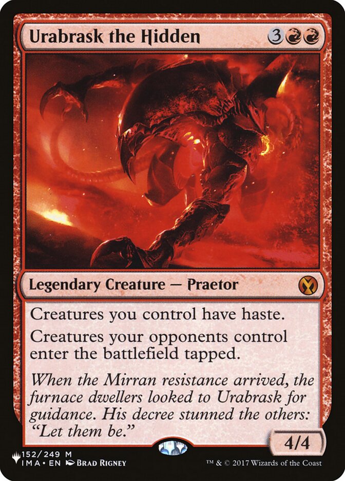 Urabrask the Hidden (The List Reprints) 