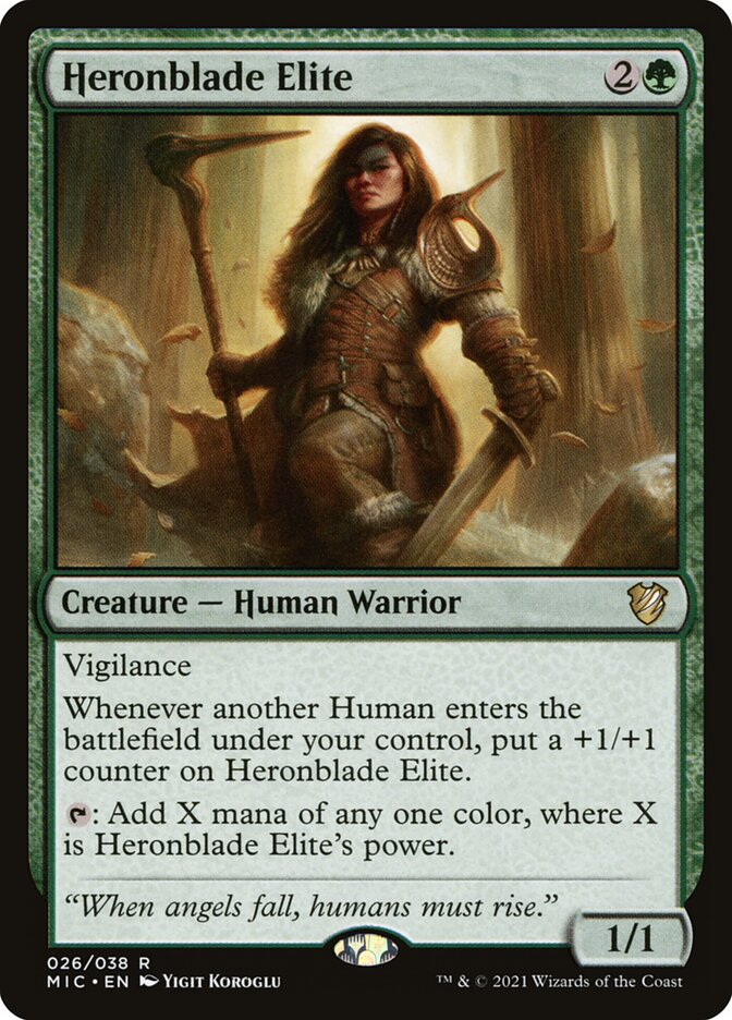 Heronblade Elite 26 (Commander: Innistrad: Midnight Hunt) 