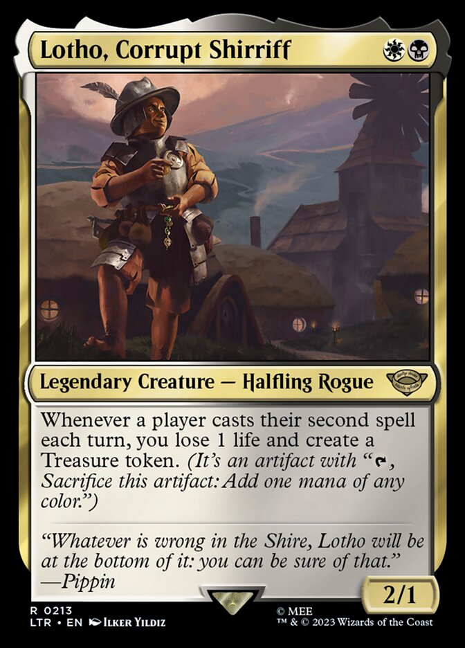 Lotho, Corrupt Shirriff (Universes Beyond: The Lord of the Rings: Tales of Middle-earth) 
