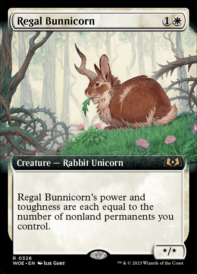 Regal Bunnicorn (Wilds of Eldraine)  - Foil