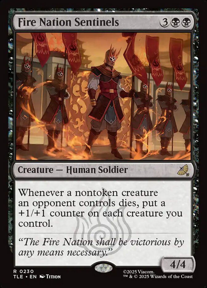 Fire Nation Sentinels (Avatar: The Last Airbender: Eternal-Legal)  - Foil
