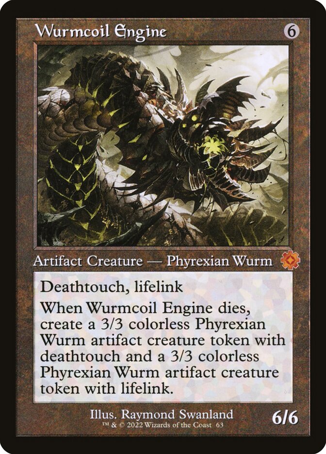 Wurmcoil Engine 63 (The Brothers' War: Retro Frame Artifacts)  - Foil