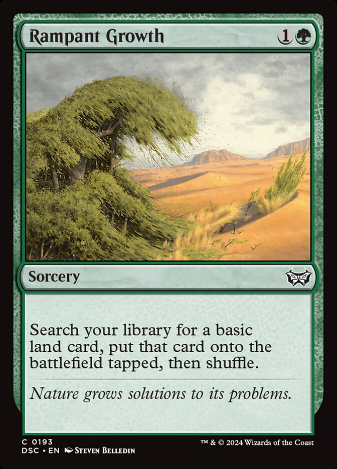 Rampant Growth 193/40 (Commander: Duskmourn: House of Horror) 