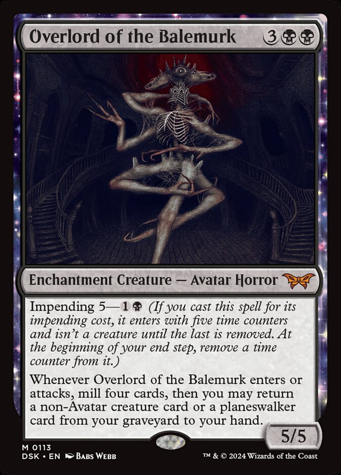 Overlord of the Balemurk (Duskmourn: House of Horror)  - Foil