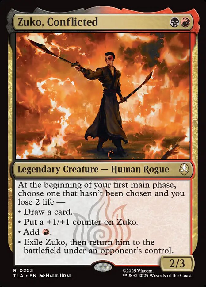 Zuko, Conflicted (Avatar: The Last Airbender)  - Foil