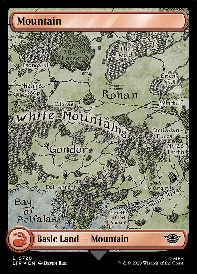 Mountain (Universes Beyond: The Lord of the Rings: Tales of Middle-earth)  - Foil