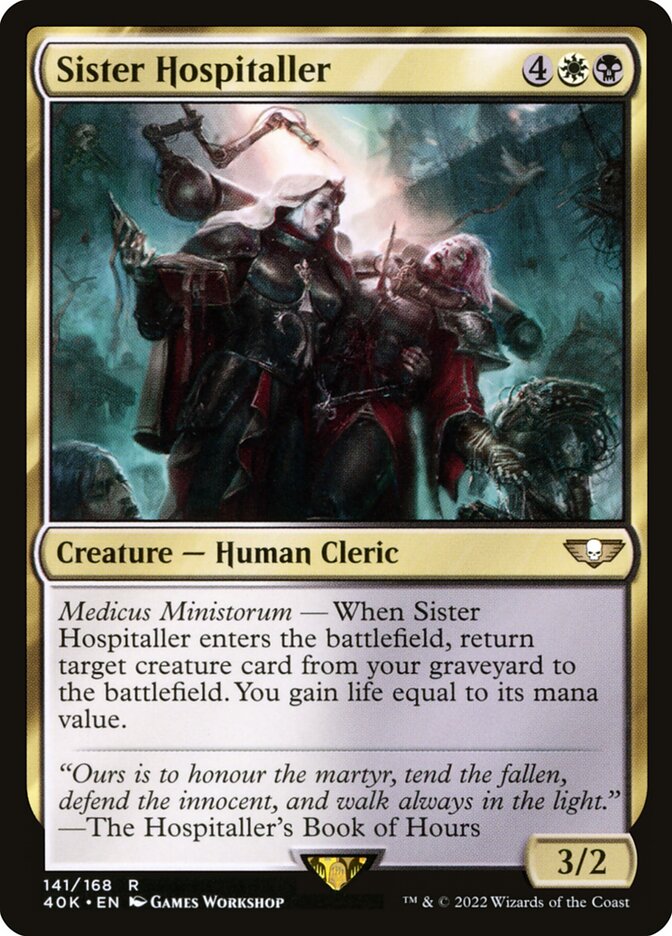 Sister Hospitaller (Universes Beyond: Warhammer 40,000) 