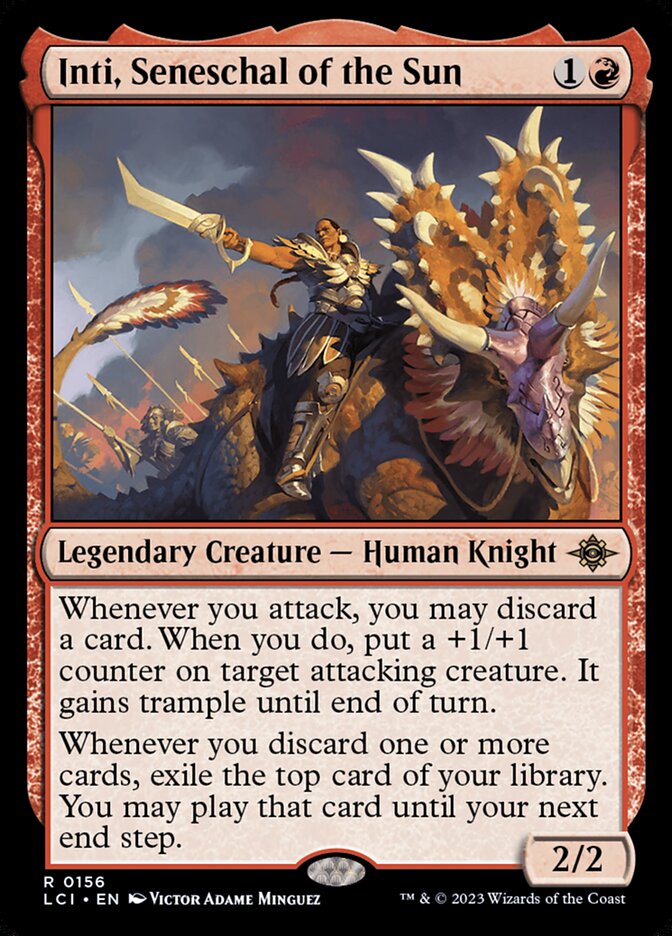 Inti, Seneschal of the Sun 156 (The Lost Caverns of Ixalan) 